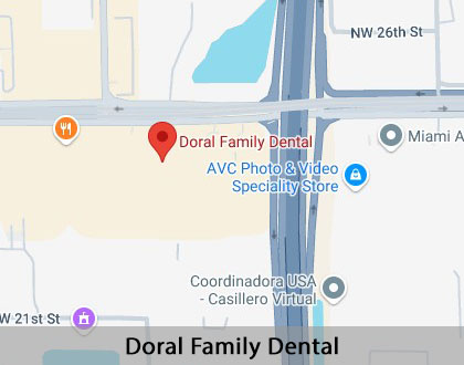 Map image for Denture Relining in Doral, FL